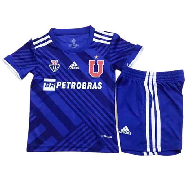 Camiseta Universidad De Chile Primera equipo Niño 2021-22 Azul